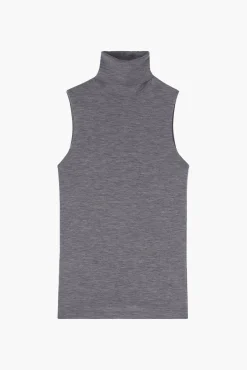 Best RÓHE FINE MERINO SLEEVELESS TURTLENECK