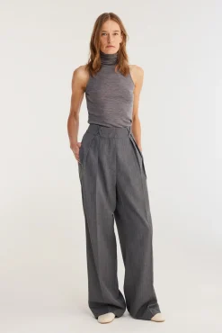 Best RÓHE FINE MERINO SLEEVELESS TURTLENECK