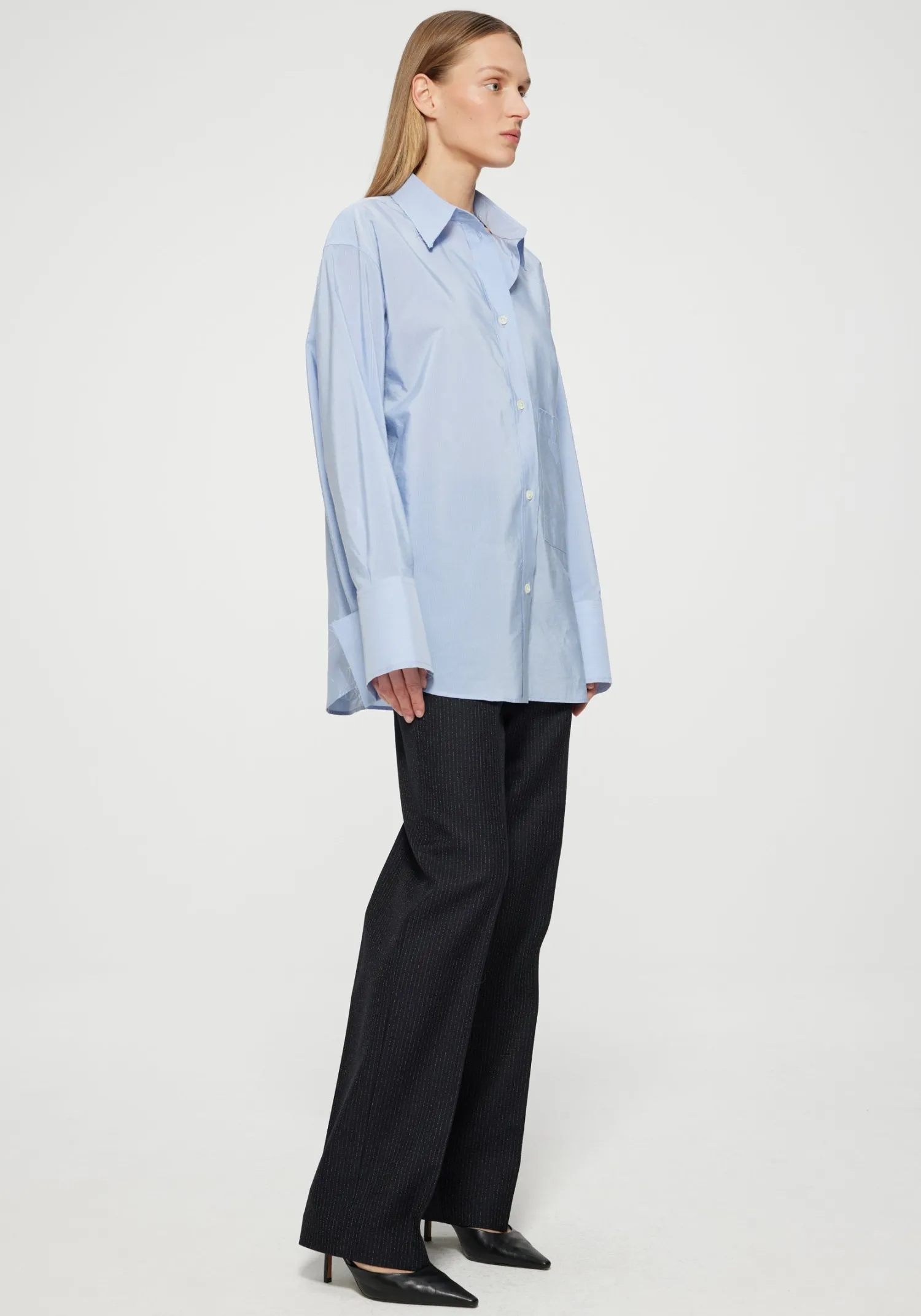 Cheap RÓHE FINE STRIPED SHIRT