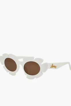 Shop LOEWE FLOWER SUNGLASSES IN INJECTED NYLON