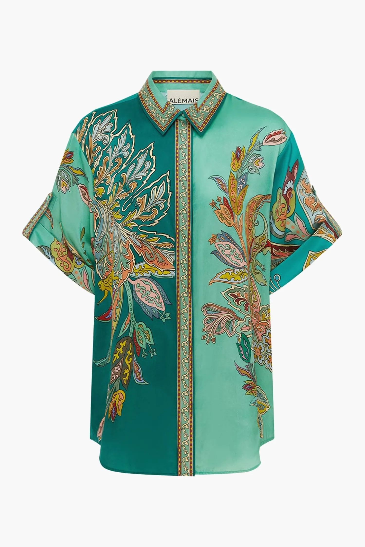 Shop ALÉMAIS FRANCA SHIRT Blue
