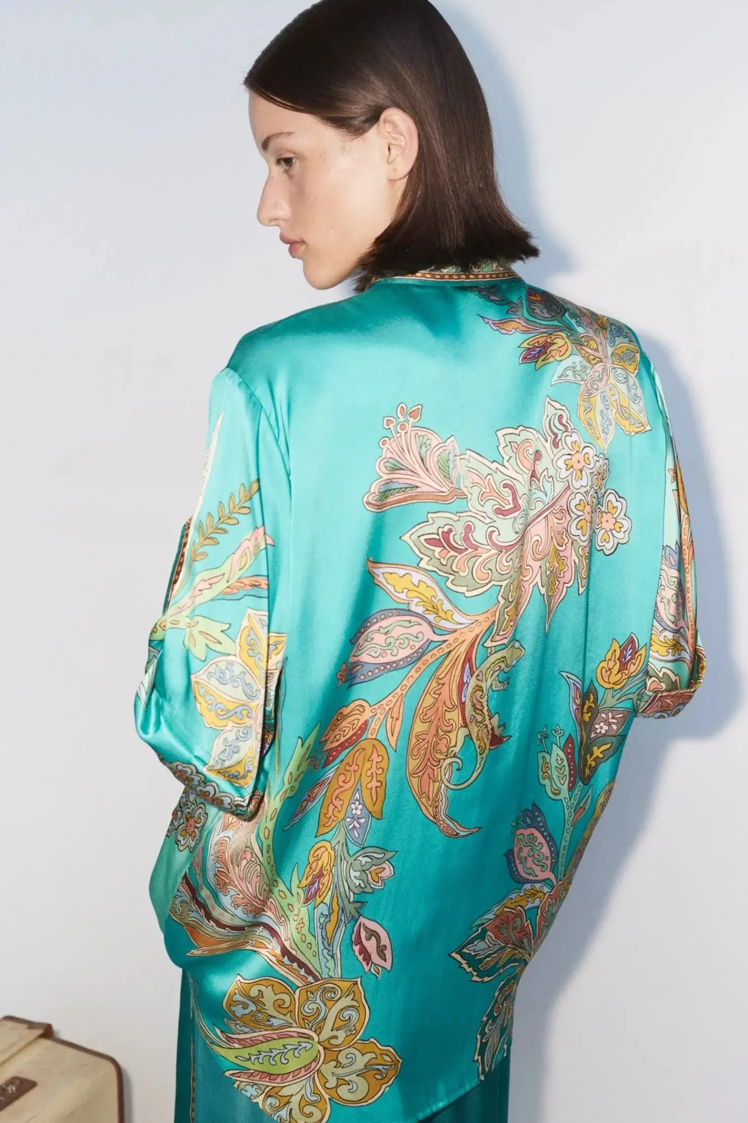 Shop ALÉMAIS FRANCA SHIRT Blue
