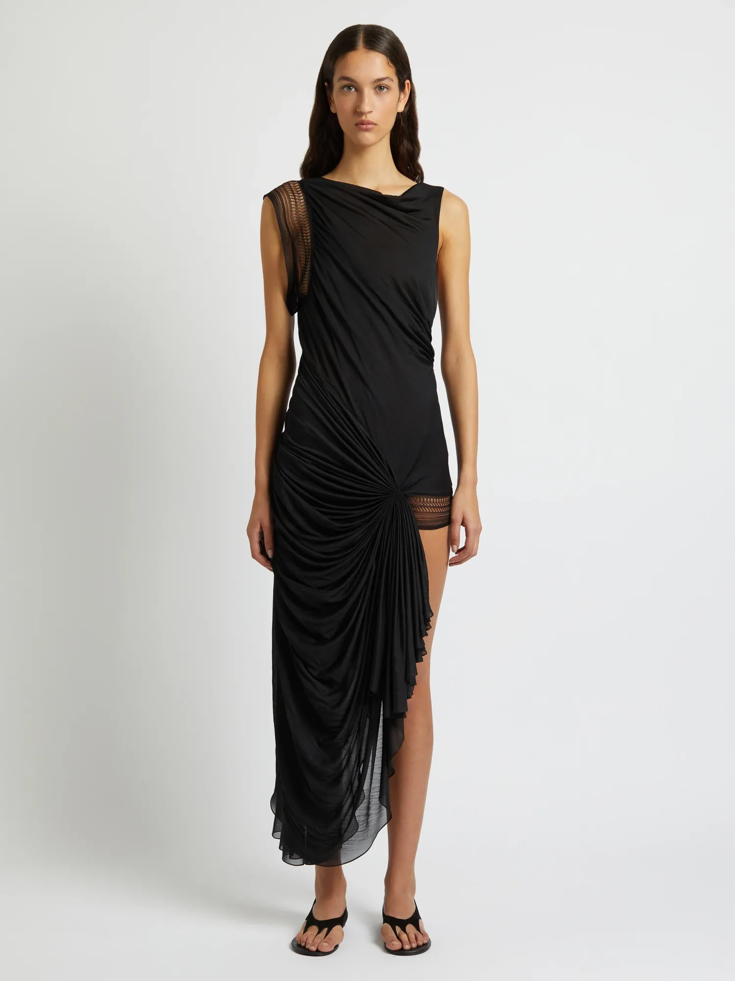 Online CHRISTOPHER ESBER GALATHEA ASSYMETRIC LONG DRESS