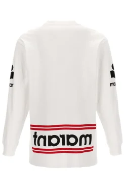 Outlet ISABEL MARANT ÉTOILE GIANNI TEE SHIRT White