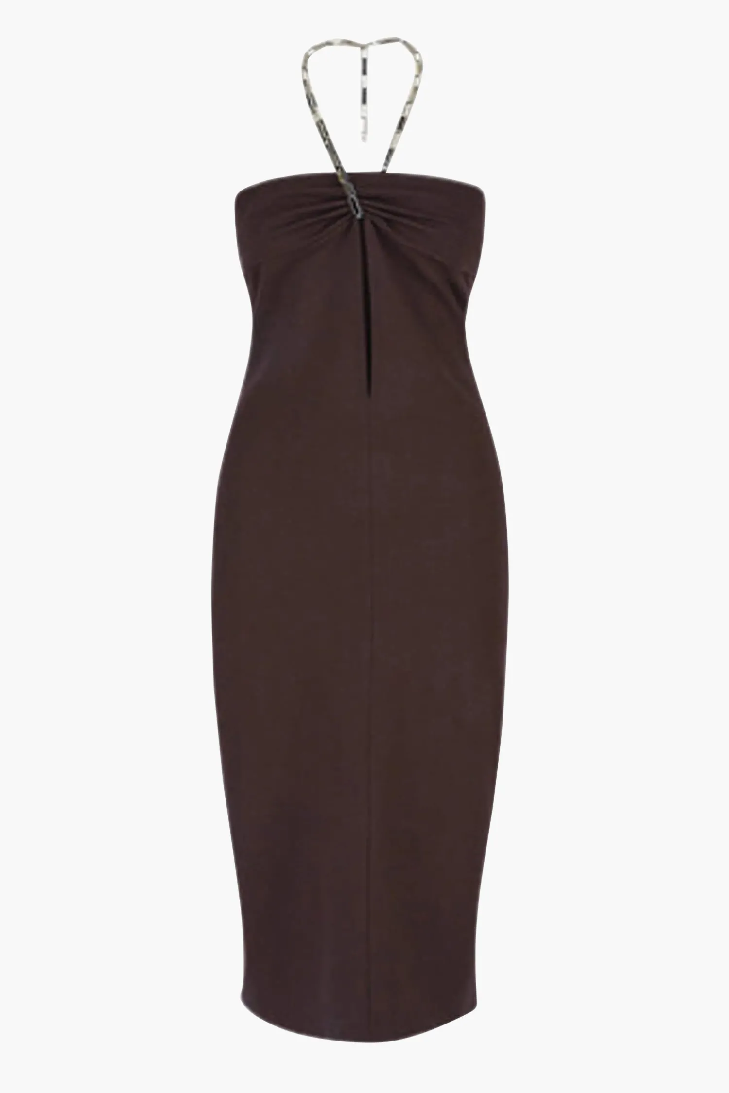 Best THE ATTICO GIONA MIDI DRESS DarkBrown
