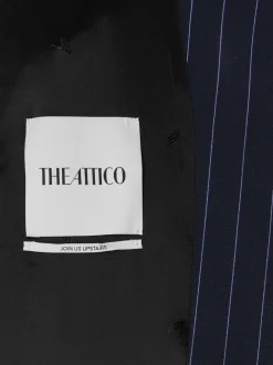 Best THE ATTICO GLEN BLAZER BlueNavy/LightBlue