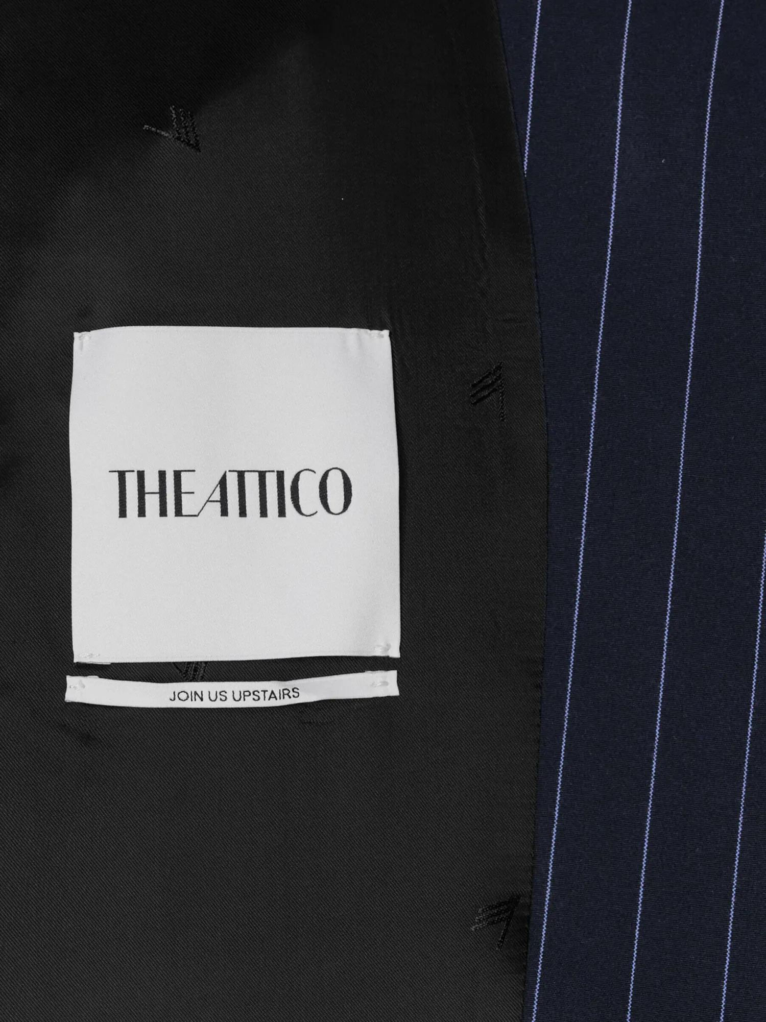 Best THE ATTICO GLEN BLAZER BlueNavy/LightBlue