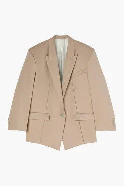 Best THE ATTICO GLEN BLAZER Beige