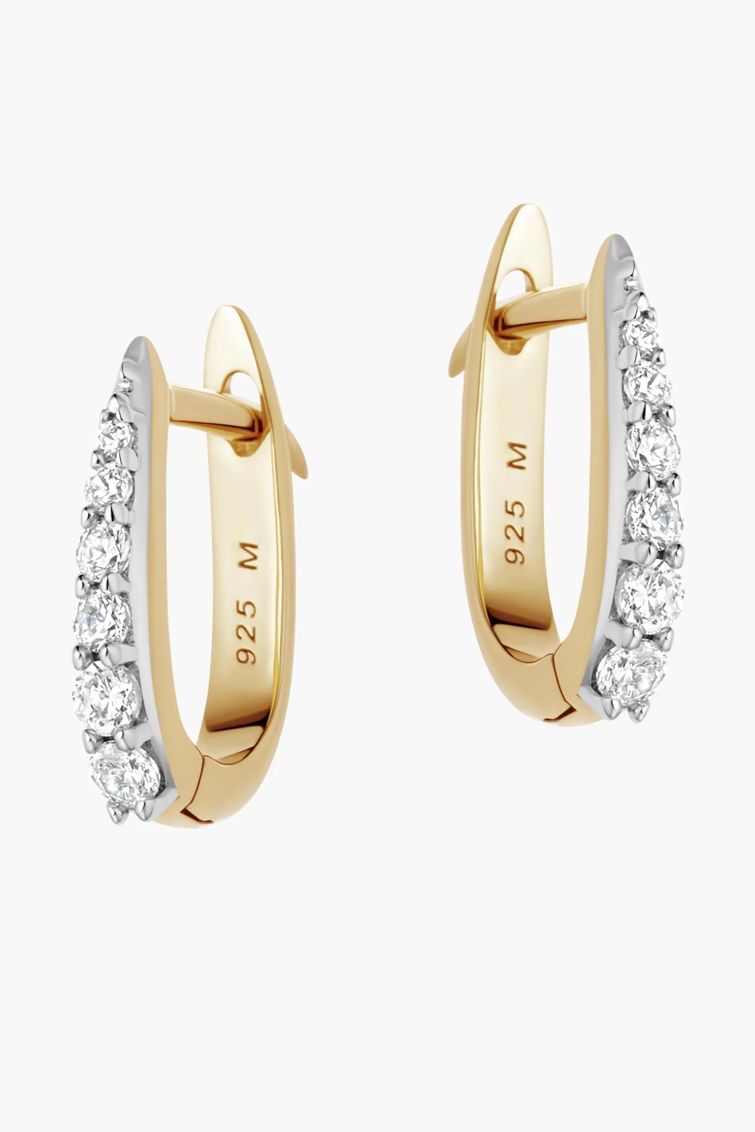 Discount MISSOMA GOLD PAVE CLAW HUGGIES