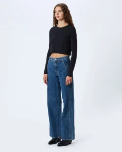 Cheap SLVRLAKE GRACE DBL SEAM JEAN