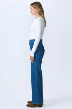 Store SLVRLAKE GRACE HIGH RISE WIDE LEG JEAN