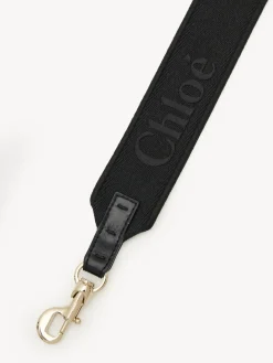 New CHLOÉ HANDBAG STRAP Black