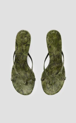 Outlet CHRISTOPHER ESBER HARLOWE TEXTURED MULE Verde