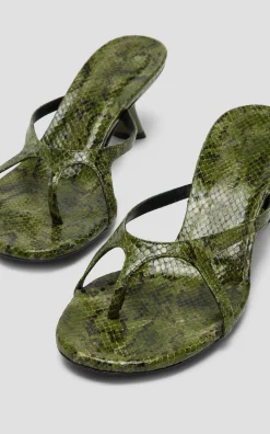 Outlet CHRISTOPHER ESBER HARLOWE TEXTURED MULE Verde