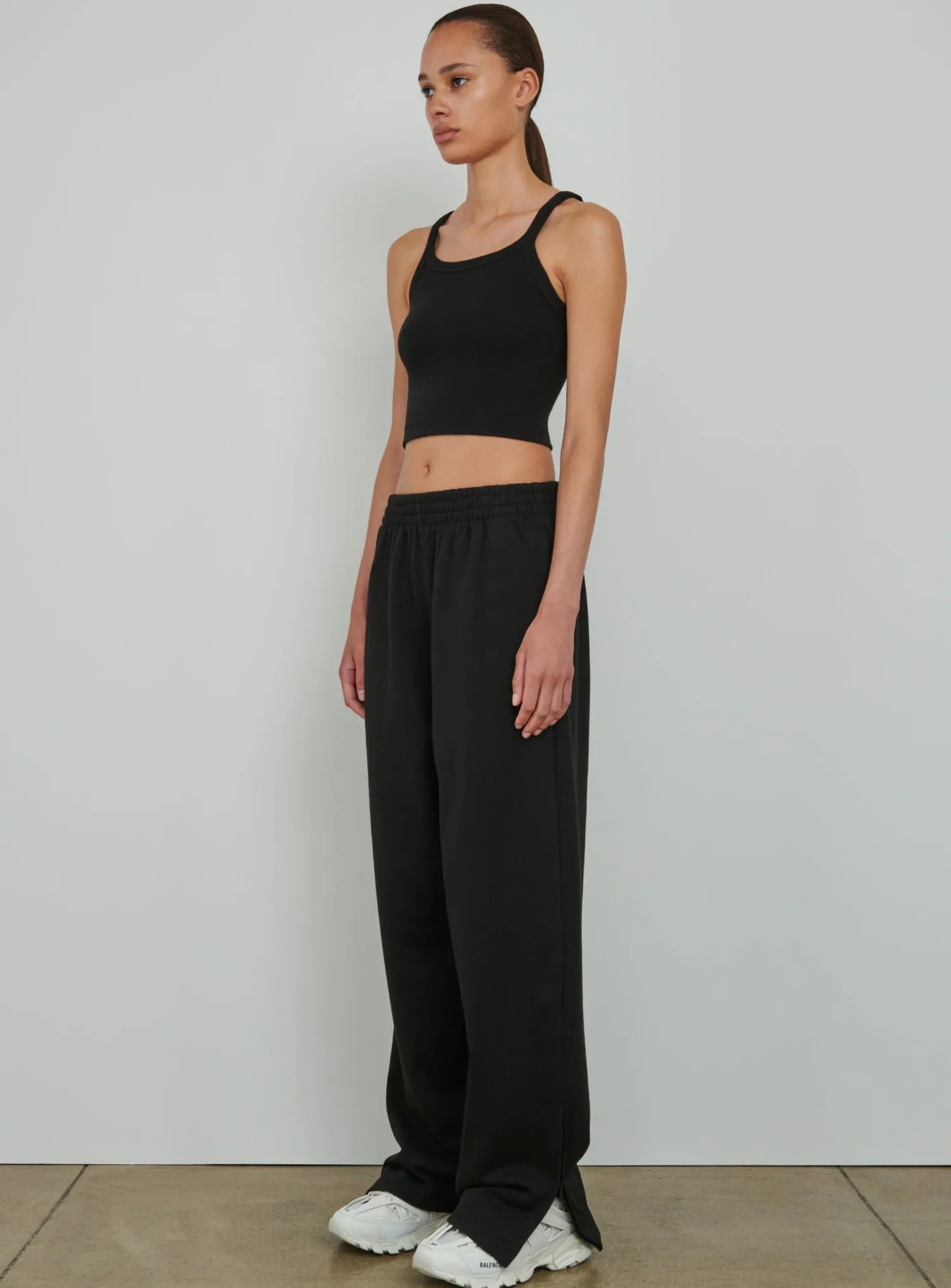 Flash Sale WARDROBE.NYC HB RIBBED TANK Black