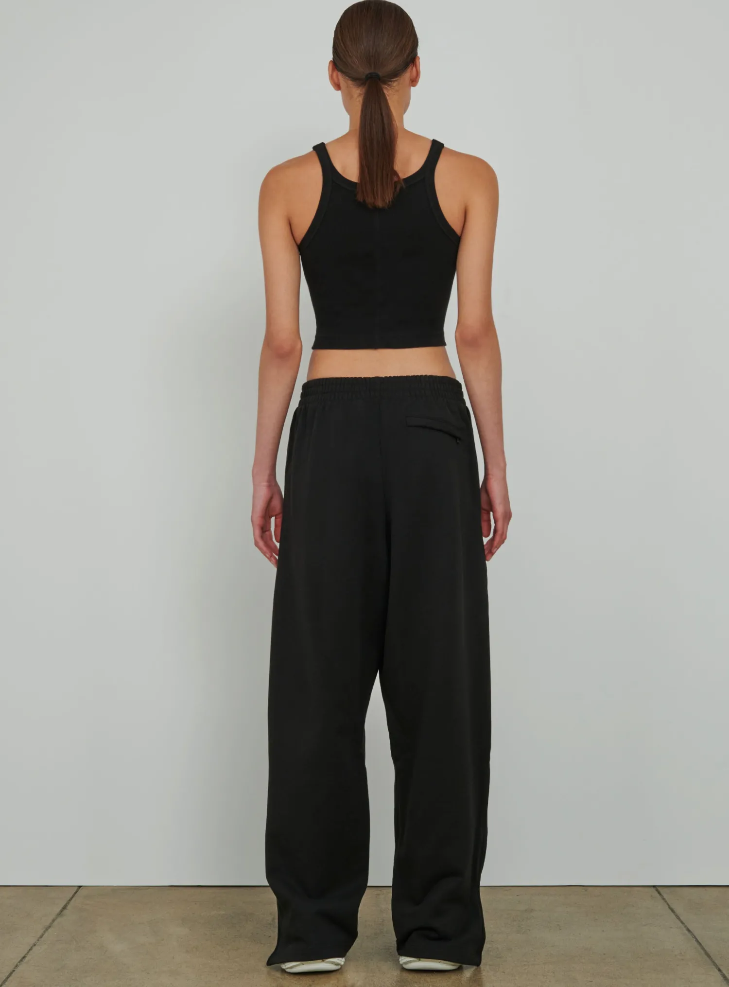 Flash Sale WARDROBE.NYC HB RIBBED TANK Black