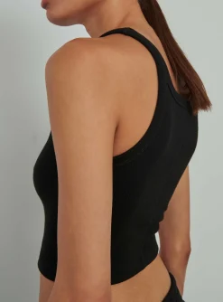 Flash Sale WARDROBE.NYC HB RIBBED TANK Black