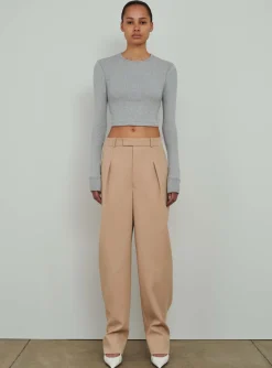 Hot WARDROBE.NYC HB TROUSER Biscuit