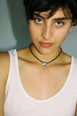 Flash Sale ANNIKA INEZ HEART NECKLACE - SMALL Silver