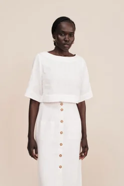 Hot POSSE HEIDI SKIRT Ivory