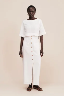 Hot POSSE HEIDI SKIRT Ivory