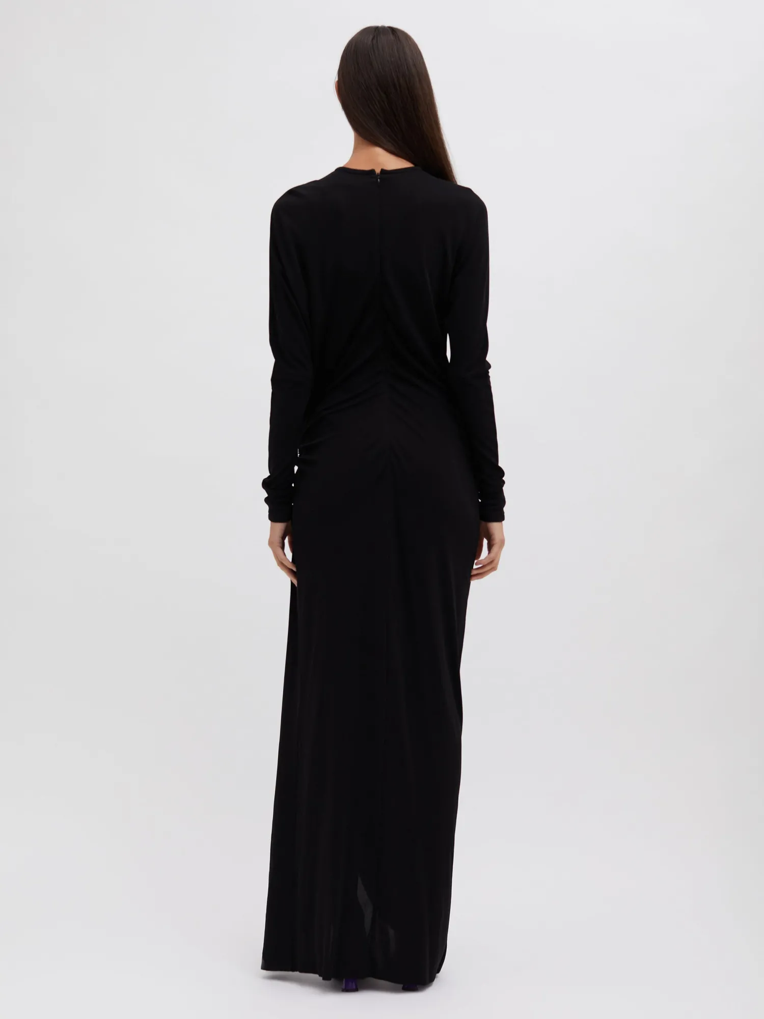 Fashion CHRISTOPHER ESBER HELIX CRYSTAL STONE L/S DRESS Black