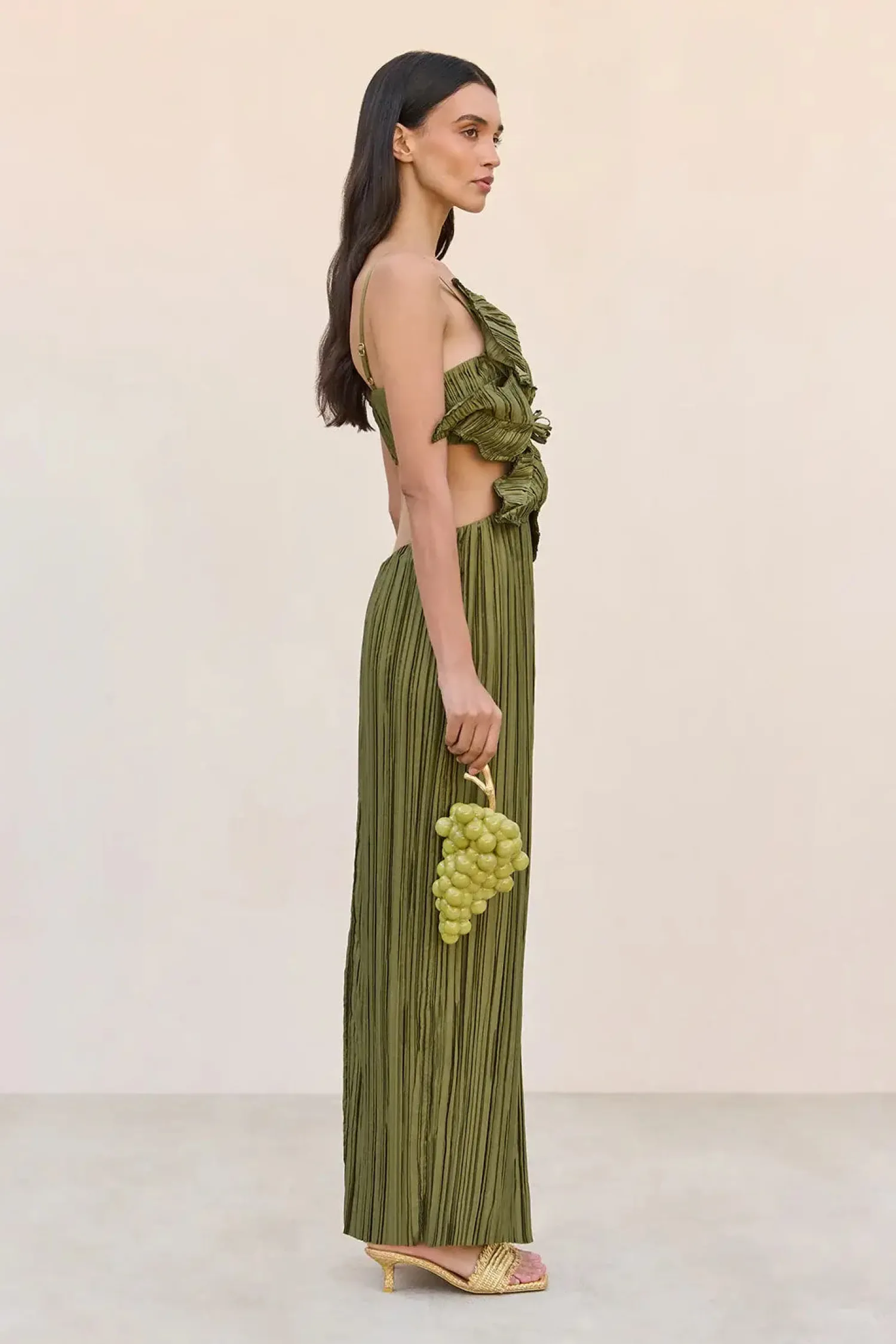 Discount CULT GAIA HESTRA GOWN Cedar