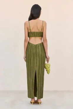 Discount CULT GAIA HESTRA GOWN Cedar