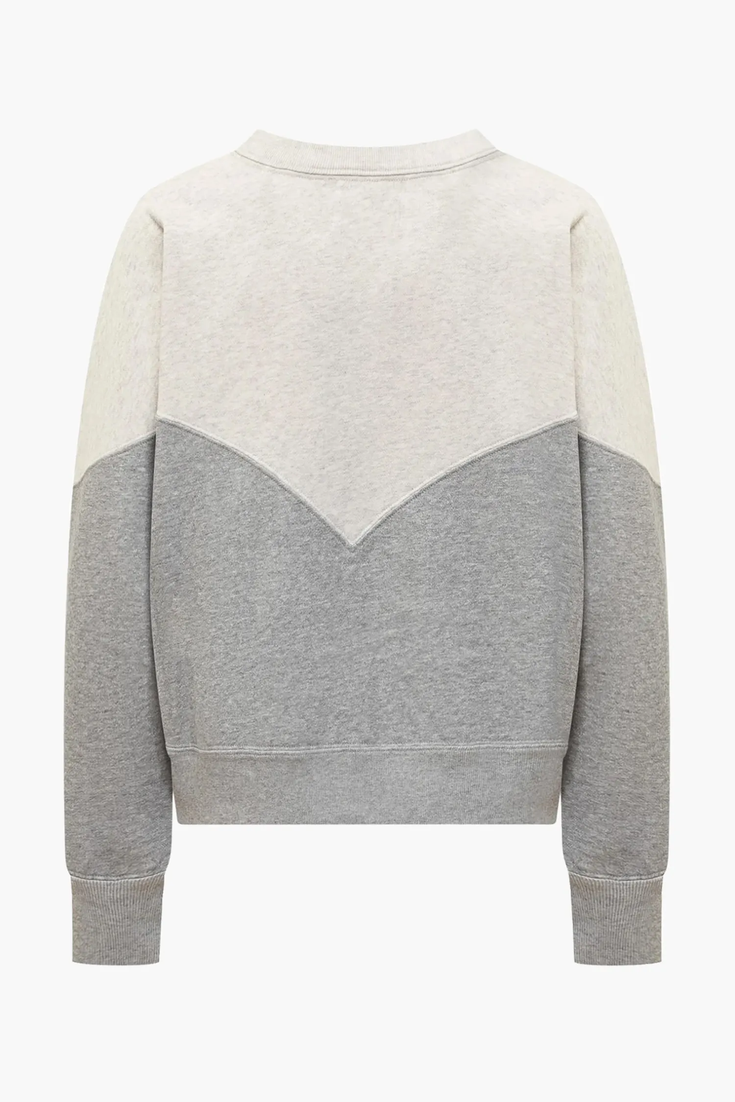 Shop ISABEL MARANT ÉTOILE HOUSTON SWEATSHIRT Ecru/Grey