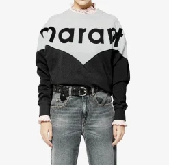 Hot Isabel Marant Étoile HOUSTON SWEATSHIRT FadedBlack