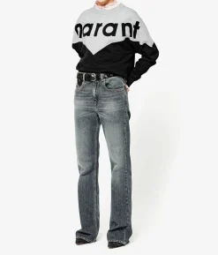 Hot Isabel Marant Étoile HOUSTON SWEATSHIRT FadedBlack