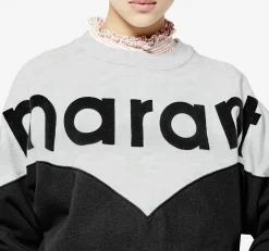 Hot Isabel Marant Étoile HOUSTON SWEATSHIRT FadedBlack