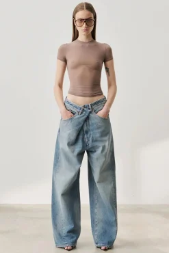 Outlet DARKPARK INES - FOLD OVER DENIM