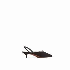 Clearance NEOUS IRENA SLINGBACK MULE Black
