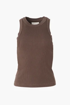 Cheap CITIZENS OF HUMANITY ISABEL RIB TANK FigBrown