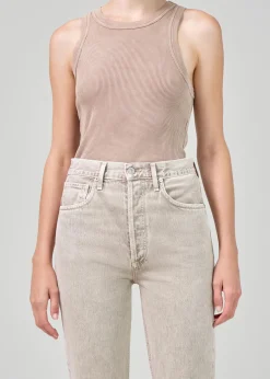 Cheap CITIZENS OF HUMANITY ISABEL RIB TANK SandAtlas