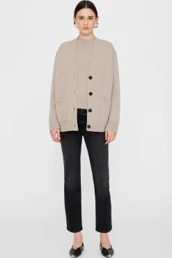 New ANINE BING JACKSON CASHMERE CARDIGAN