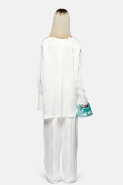 New THE ATTICO JAGGER LONG PANTS Milk