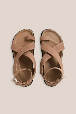 Hot A.EMERY JALEN SANDAL NutmegSuede