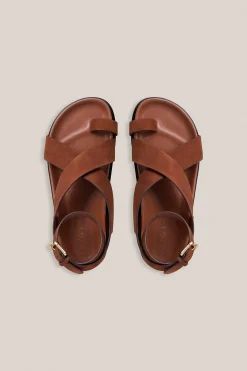 New A.EMERY JALEN SANDAL SiennaSuede