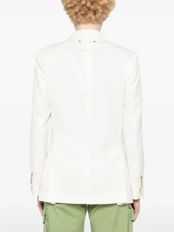 Shop GOLDEN GOOSE JOURNEY W'S BLAZER DOUBLE-BREASTED ArcticWhite