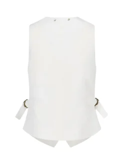Clearance GOLDEN GOOSE JOURNEY W'S VEST ArcticWhite