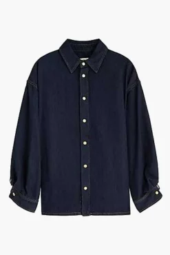 Best DARKPARK KEANU - TENCEL ROUCHE SHIRT