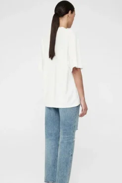 Sale ANINE BING KENT TEE SMILEY Ivory