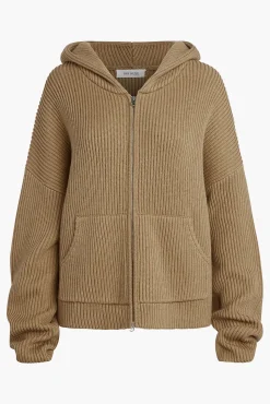 New AYA MUSE KNIT ZIP UP HOODIE TigersEyes