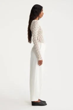 Online RÓHE LACE BOAT NECK TOP