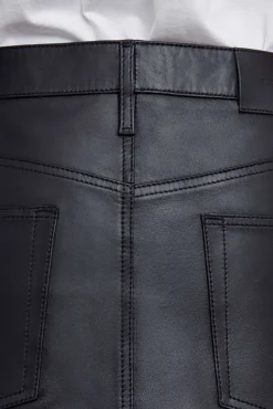 Cheap WARDROBE.NYC LEATHER MICRO MINI SKIRT Black