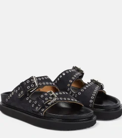 Flash Sale ISABEL MARANT LENNYA SANDALS FadedBlack