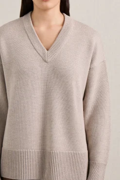 Flash Sale A.EMERY LEWIS KNIT AlmondMelange
