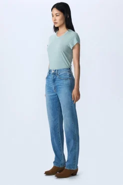 Fashion SLVRLAKE LONDON HIGH RISE STRAIGHT LEG JEAN